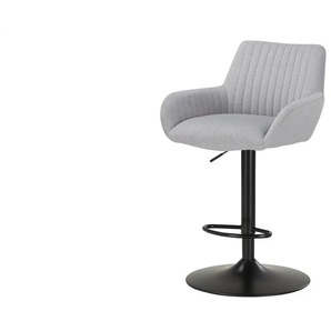 Barhocker mit Drehfunktion Bastian ¦ grau ¦ Maße (cm): B: 57 H: 112 T: 55.0