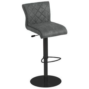 Barhocker Moka, dunkelgrau, inkl. Rückstellfunktion
