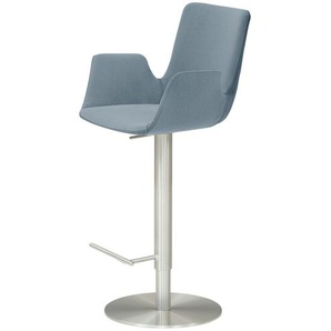 Barhocker  MyHelios ¦ blau ¦ Maße (cm): B: 52 T: 35.0