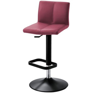 Barhocker  Leder MyTina ¦ rot ¦ Maße (cm): B: 44 T: 38.0