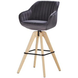Barhocker  Relax ¦ grau ¦ Maße (cm): B: 55 H: 106 T: 56.0