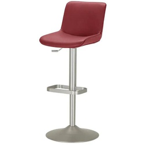 Barhocker - rot - Materialmix - 44 cm - cm 38,0 | Möbel Kraft