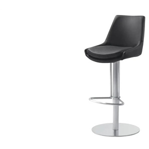 Barhocker - schwarz - Materialmix - 45 cm - cm 54,0 | Möbel Kraft