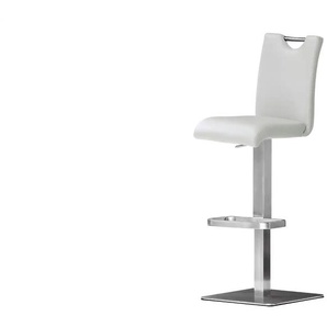 Barhocker - weiß - Materialmix - 40 cm - 91 cm - cm 50,0 | Möbel Kraft