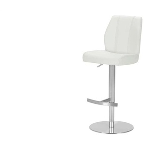 Barhocker - weiß - Materialmix - 42 cm - 89 cm - cm 52,0 | Möbel Kraft
