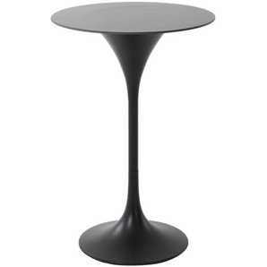 BARI Bartisch ø70, Platte Sintered Stone anthrazit Gestell Aluminium anthrazit