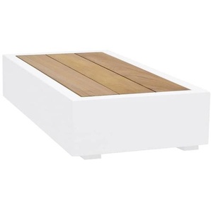 Bari Lounge Beistelltisch  Teak / Weiß