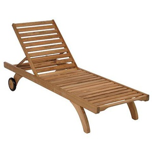 Barlow Sonnenliege Capri aus Teakholz