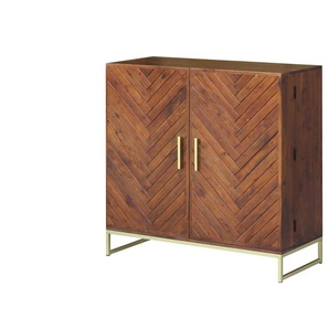 Barschrank aus Massivholz Calatria ¦ holzfarben ¦ Maße (cm): B: 110 H: 110 T: 47.0