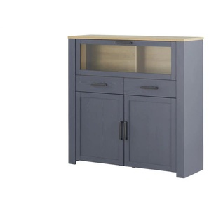 Barschrank - Materialmix - 126,4 cm - 125,4 cm - cm 42,0 | Möbel Kraft