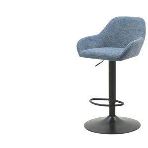 Barstuhl - blau - Materialmix - 55 cm - 103,5 cm - cm 51,0 | Möbel Kraft