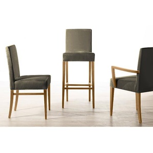 Barstuhl Camillas 47 x 106 x 54cm Matt Sandgrau