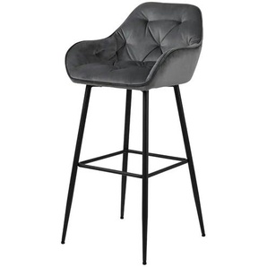 Barstuhl - grau - Materialmix - 55 cm - 103,5 cm - cm 52,0 | Möbel Kraft