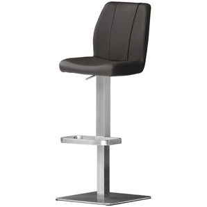 Barhocker Leder Marta ¦ schwarz ¦ Maße (cm): B: 41 H: 89 T: 52.0