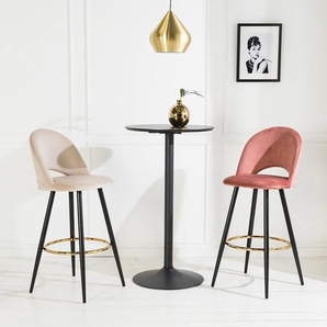 Barstuhl Salome 44 x 108 x 49cm Creme
