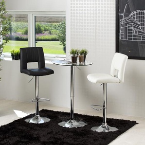 Barstuhl Selina I (2er-Set) 42 x 115 x 52cm Altweiß