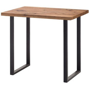 Bartisch Carver 120 x 80cm Braun/Eiche Bassano Schwarz