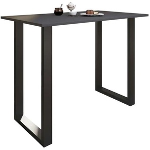 Bartisch - grau - Materialmix - 140 cm - 102 cm | Möbel Kraft
