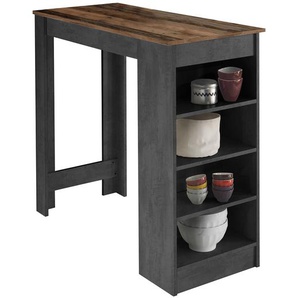Bartisch Morrison 115 x 103 x 50cm Braun/Grau