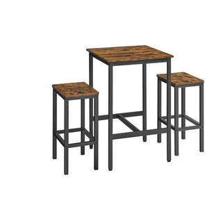 Bartisch-Set - braun - Materialmix - 60 cm - 90 cm | Möbel Kraft