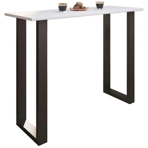 Bartisch - weiß - Materialmix - 140 cm - 102 cm | Möbel Kraft