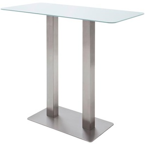 Bartisch Zilker III 120 x 105 x 60cm Weiß/Matt Weiß