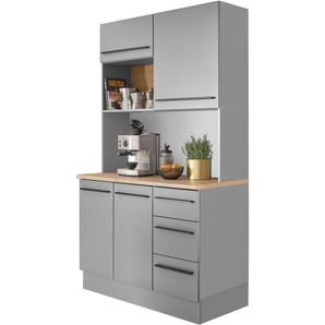 BASIC by Balculina Buffet Denver, Küchenbuffet BxHxT 120x211x60 (1-St) Breite 120cm, Soft-Close für Türen und Schubkästen