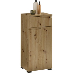BASIC by Balculina Midischrank Spice, Badezimmerschrank BxTxH 40x85x32 cm (1-St) Breite 40 cm, Griffmulden