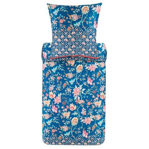 Bassetti Bettwäsche Vicenza , Türkis, Petrol , Textil , Floral , 135 cm , Textiles Vertrauen - Oeko-Tex® , pflegeleicht, bügelleicht , Schlaftextilien, Bettwäsche, Bettwäsche, Satin-Bettwäsche