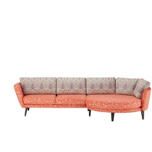 bassetti by SCHRÖNO Ecksofa  Livorno ¦ rot ¦ Maße (cm): B: 338 H: 88 T: 150.0