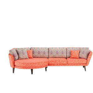 bassetti by SCHRÖNO Ecksofa Livorno - rot - Materialmix - 338 cm - 88 cm - cm 150,0 | Möbel Kraft