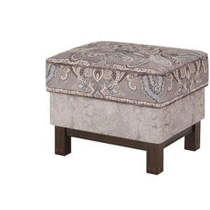 bassetti by SCHRÖNO Hocker Salina - grau - Materialmix - 48 cm - 45 cm - cm 58,0 | Möbel Kraft