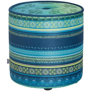 bassetti by SCHRÖNO Pouf  Tinetto ¦ blau ¦ Maße (cm): H: 44  Ø: 43