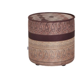 bassetti by SCHRÖNO Pouf  Tinetto ¦ lila/violett ¦ Maße (cm): H: 44  Ø: 43