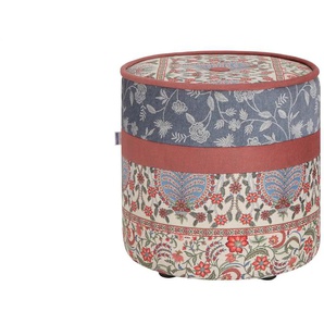 bassetti by SCHRÖNO Pouf Tinetto - rot - Materialmix - 44 cm - 43.0 | Möbel Kraft