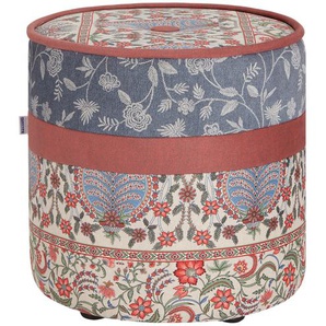 bassetti by SCHRÖNO Pouf  Tinetto ¦ rot ¦ Maße (cm): H: 44  Ø: 43