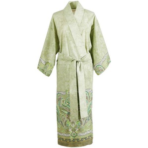 Bassetti Kimono, Grün, Textil, Ornament, Gr. L/Xl, Oeko-Tex® Standard 100, Badtextilien, Bademäntel