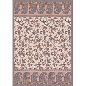 Bassetti Plaid , Natur, Beige , Textil , Ornament , 155 cm , Oeko-Tex® Standard 100 , Schlaftextilien, Bettwäsche, Tagesdecken