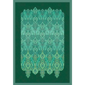Bassetti Plaid, Grün, Textil, Ornament, 135x190 cm, Wohntextilien, Decken, Plaids