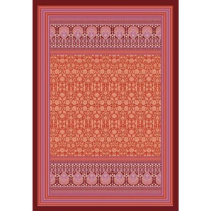 Bassetti Plaid Mira, Rot, Textil, Ornament, 135x190 cm, Schlaftextilien, Bettwäsche, Tagesdecken