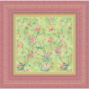 Bassetti Tischdecke Pallanz, Grün, Textil, Ornament, 170 cm, Oeko-Tex® Standard 100, bügelleicht, Wohntextilien, Tischwäsche, Tischdecken