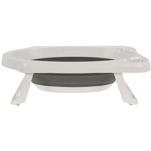 Bathroom Solutions Baby-Badewanne Faltbar Weiß und Grau