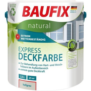 Baufix Express-Deckfarbe 2,5 l hellgrau
