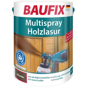 Baufix Multispray-Holzlasur 5 l palisander
