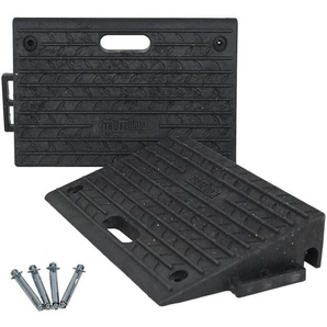 Baumarktplus - trutzholm Bordsteinrampe 2er Set 50x32x10cm Tragkraft 2t Gummi Rampe Auffahrrampe Rollstuhlrampe