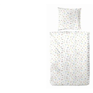 Baumwoll Bettwäsche-Set - mehrfarbig - Materialmix - 135 cm - 1 cm | Möbel Kraft