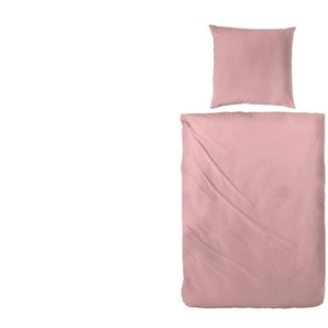Baumwoll Bettwäsche-Set - rosa/pink - Materialmix - 155 cm - 1 cm | Möbel Kraft