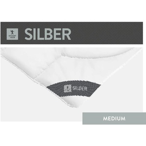 Baumwollbettdecke SPESSARTTRAUM Silber Bettdecken Gr. B/L: 135 cm x 200 cm, leicht, weiß Baumwollbettdecken
