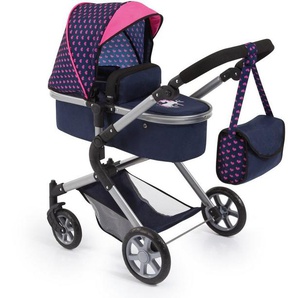 Bayer Kombi-Puppenwagen City Neo, Blau/Pink