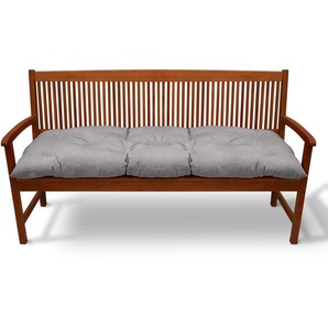 Beautissu - Bankpolster Flair bk Hellgrau, 150x50x10 cm